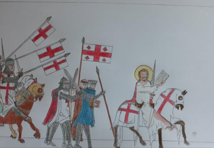 Is it wrong to draw jesus with a sword?