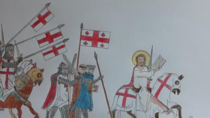Is it wrong to draw jesus with a sword?