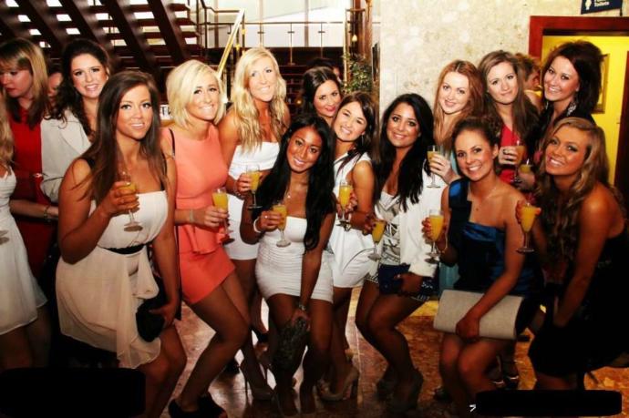 Are they afraid to be the tallest in the picture?