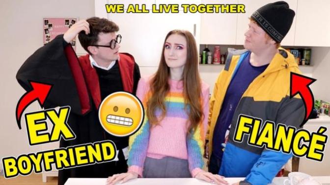 Would you be okay living with your current girlfriend/boyfriend and their ex?