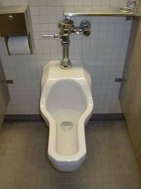 For men sit urinal