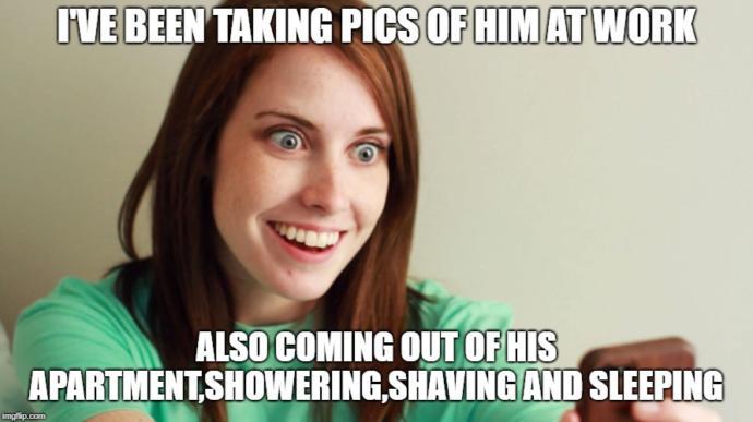 What kind of things does a girl do that would make her creepy?