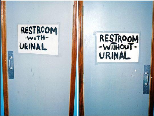 Would you use the men's restroom if there was a long line for the women's restroom?