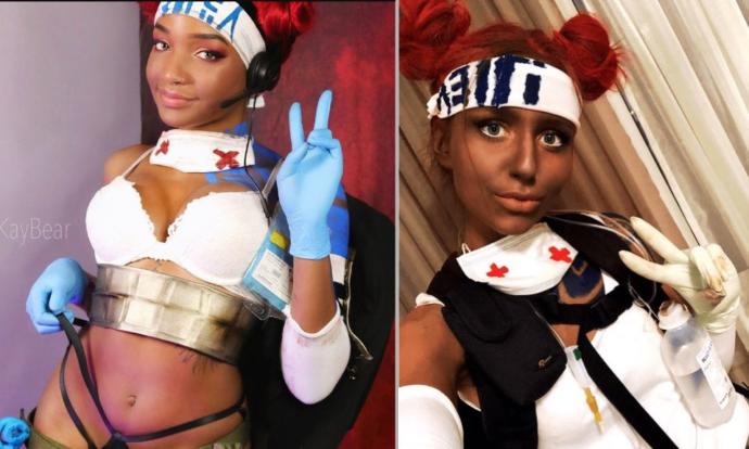 Twitch had banned this streamer, girl, for doing black face of a game character from Apex Legends. Do you agree with the ban?