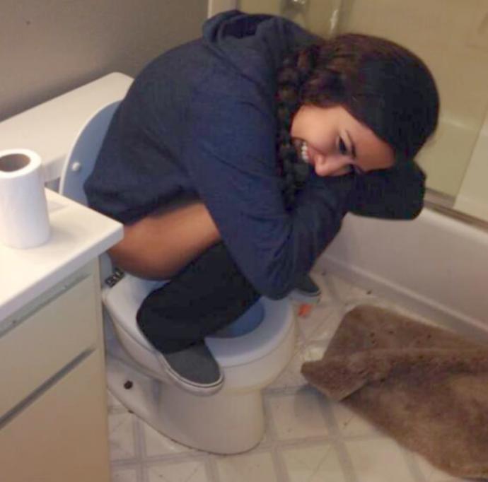 Girls, why do some of you try to flush tampons/pads/diva cups down the toilet, or even miss the target, and leave public bathrooms in a mess?