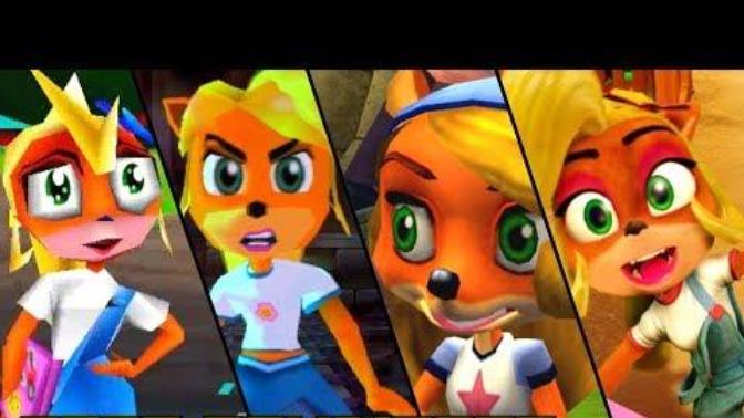 In honor of @CocoBat, I present you the evolution of Coco! Crash Bandicoot 2 was the first video game I played as a little kid. Anbody remember Crash?