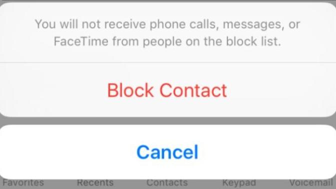 What was the point in him blocking me?