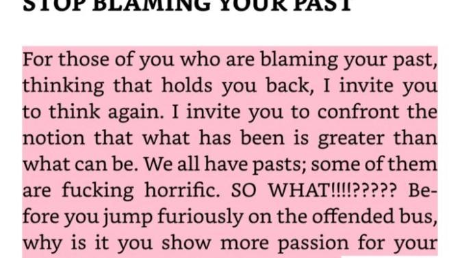 When challenges are ahead, do you focus too much on the past?