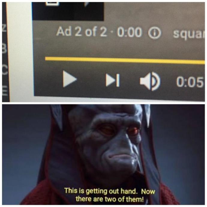 Is YouTube displaying multiple ads in a row Google's way of getting people to purchase YouTube premium?