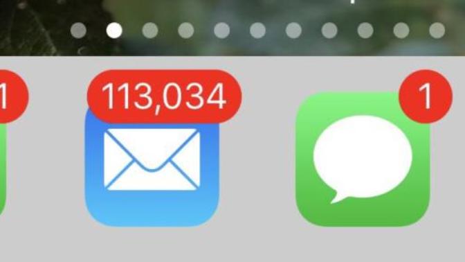 How many unread emails do you currently have in your inbox?