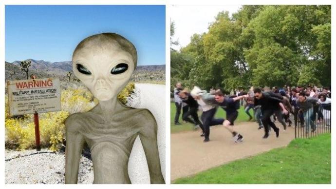 Are people really planning to Naruto Run into Area 51??