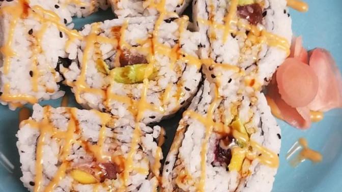 Do you enjoy my sushi roll?