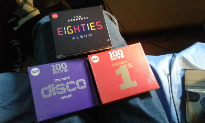 Believe it or not, but these covers have 14 CDs and 280 songs in them combined.