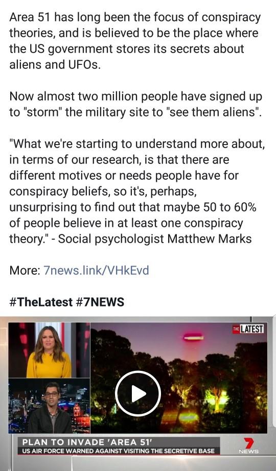 Area 51: Do you believe they are keeping aliens?
