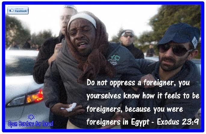Are you pro-open borders for Israel?