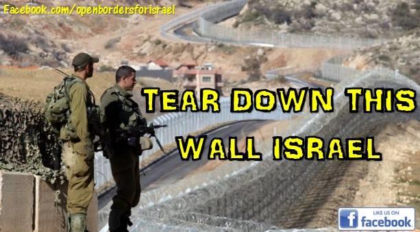Are you pro-open borders for Israel?