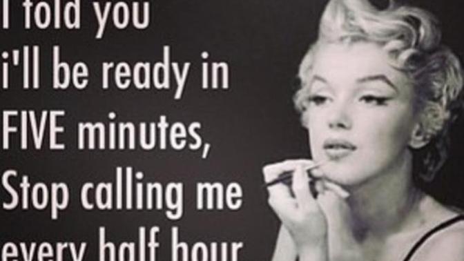 Do you agree women take too long to get ready?