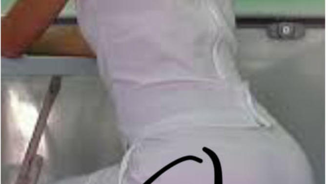 What’s so wrong if your thong shows a little through semi see-through pants?
