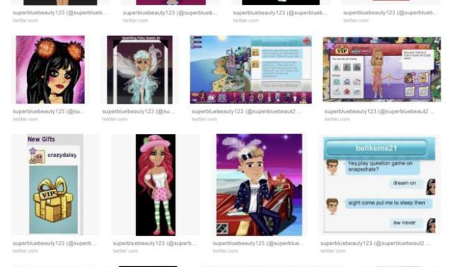 What does it mean when you google (on google images) someone’s username but someone completely different to the user you’re searching pops up?