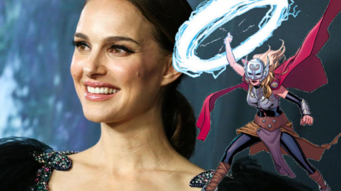 How do you feel about Natalie Portman taking up the role of Lady Thor in the 4th Thor movie?