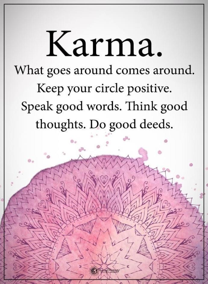 How would you describe karma?