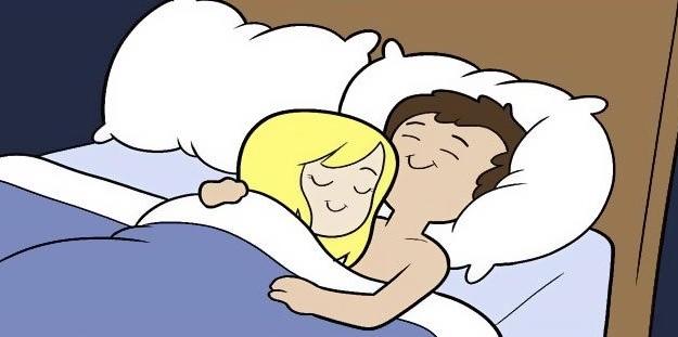 Is it hard for you to go back to sleeping alone after having slept with your partner for several nights?