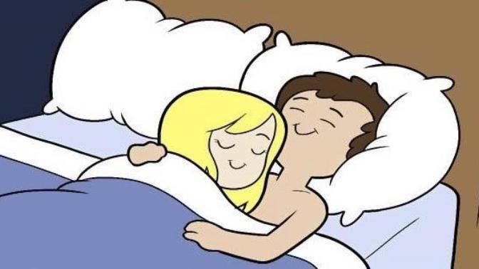 Is it hard for you to go back to sleeping alone after having slept with your partner for several nights?