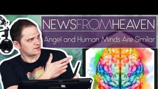 Do humans and angels have similar mind structures?