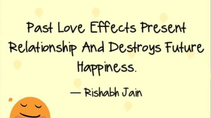 Does your past relationship effect how you treat your new one?