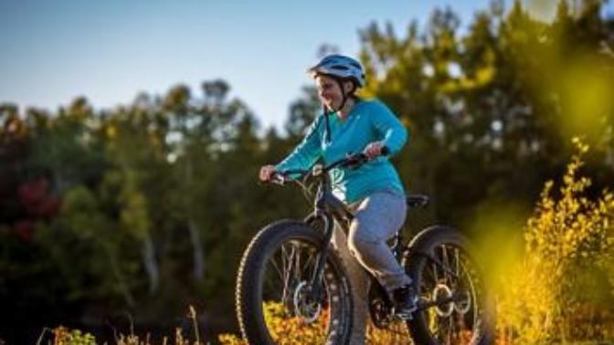 What would your reaction be seeing someone riding with massive tires on a fat tire bike?