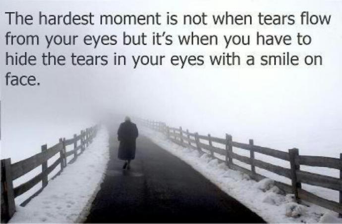 Should men always hide his crying and tears from his girlfriend? Will girlfriends abandon their boyfriend shortly after he cried?