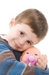 Would you give a baby doll to a boy?