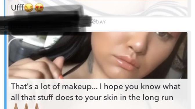 Unsolicited advice about my makeup?