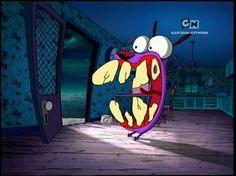 Which Courage the cowardly dog when scared is your favorite?