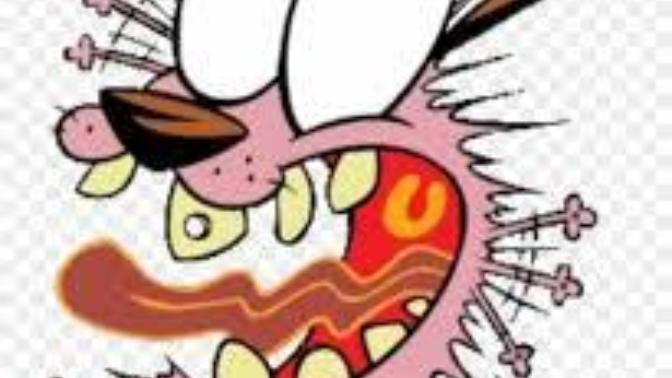 Which Courage the cowardly dog when scared is your favorite?