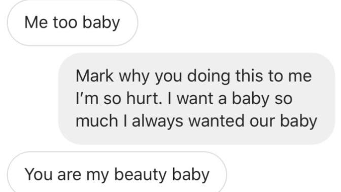 I’m pregnant and he’s telling his ex he wants a baby?
