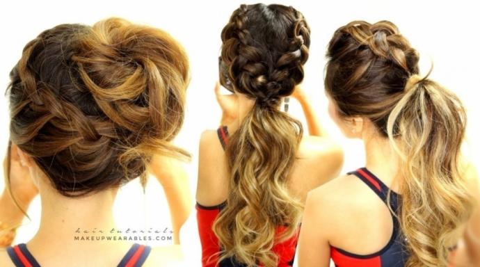 Do you like when a girl wears her hair up or down more?