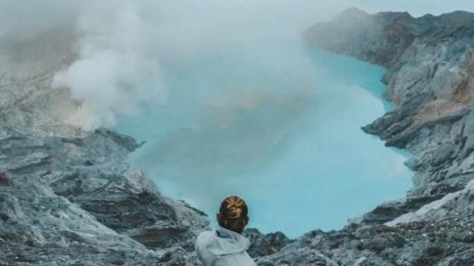 Would you like to visit the Blue Fire volcano and waterfalls of East Java, Indonesia?