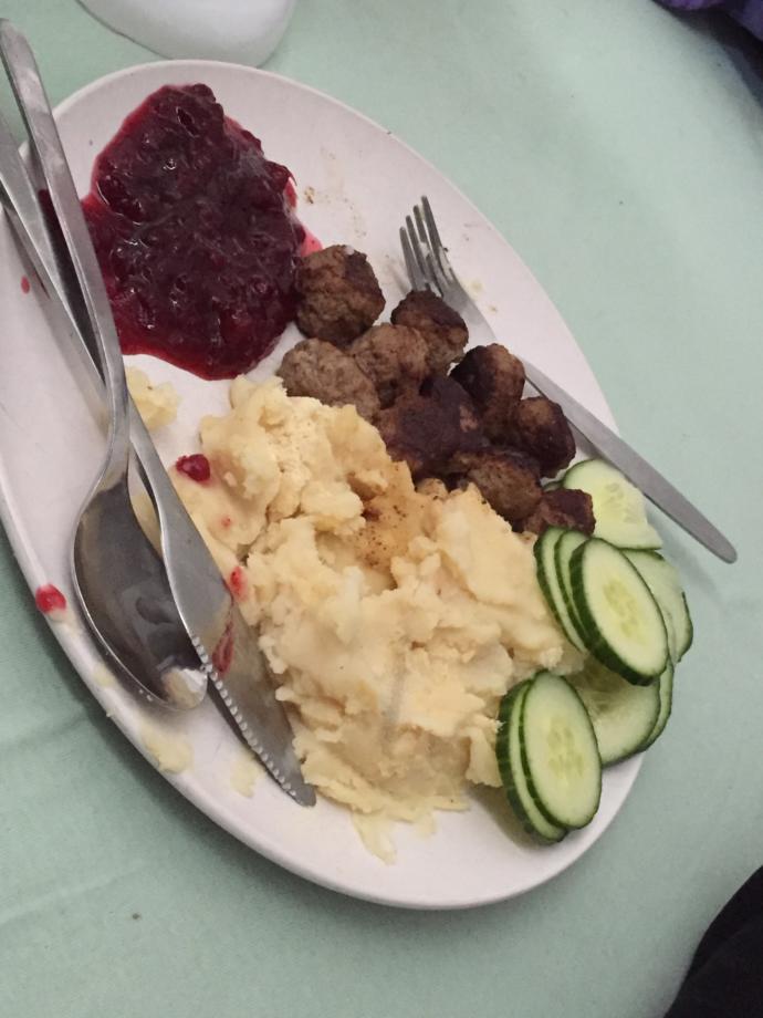 Would you eat the food portion?