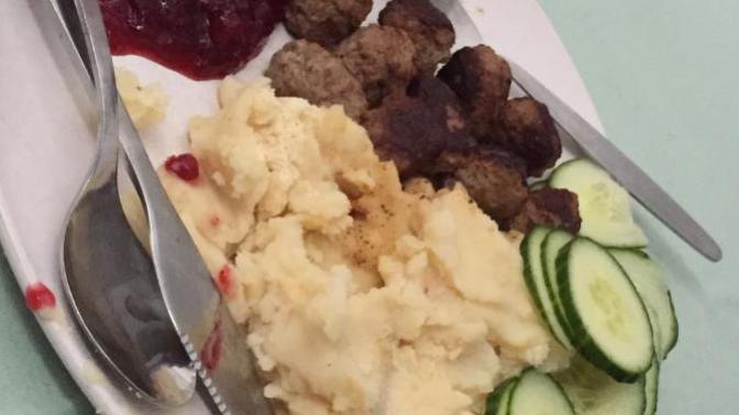 Would you eat the food portion?