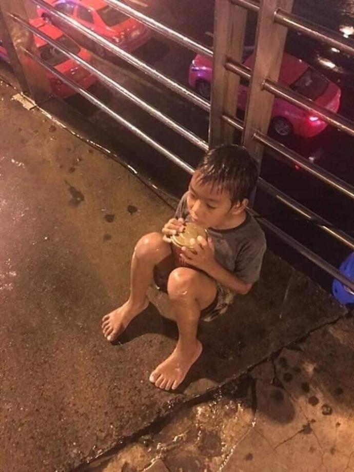What would you do if you saw a random homeless kid outside? Would you help them? Or would you just walk past them?