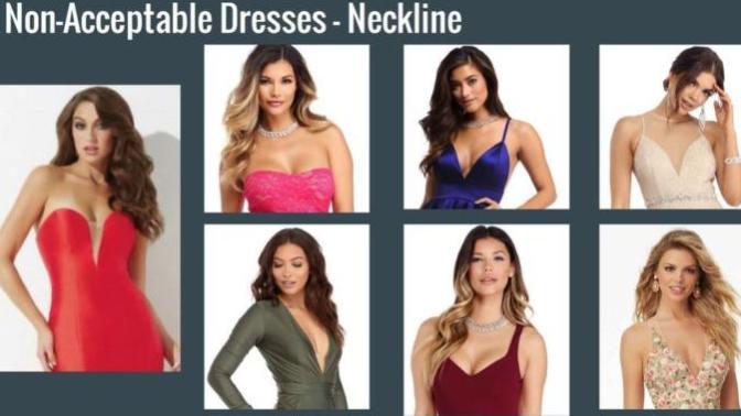 Does the 2017 Boylan Catholic High School's "DRESS CODE" for the school Prom promote a double standard?