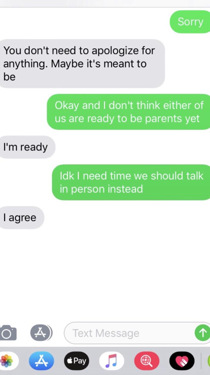 I’m confused on keeping or not keeping, we aren’t even dating?