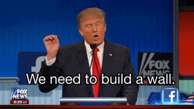 Would this trigger the wall supporters and Trump Supporters?