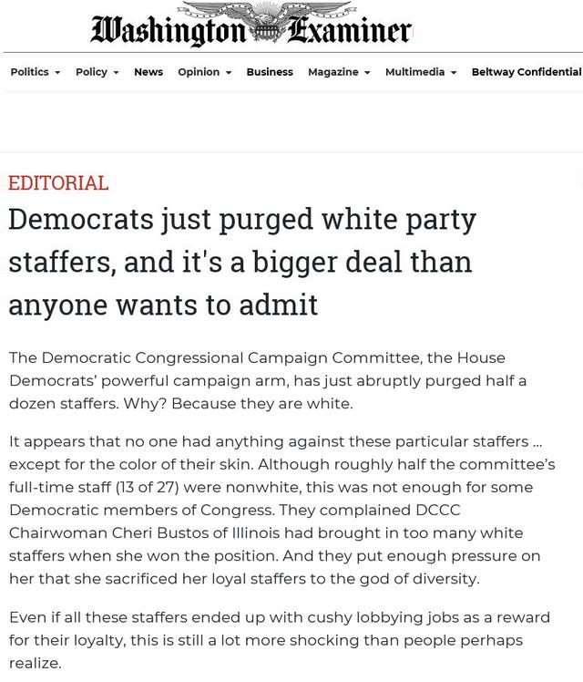If you support the Democrats now does that mean you are racist?