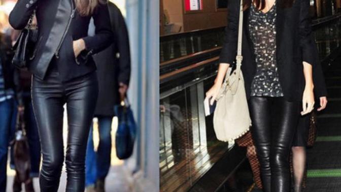 Do you like leather pants on women? And girls do you wear?