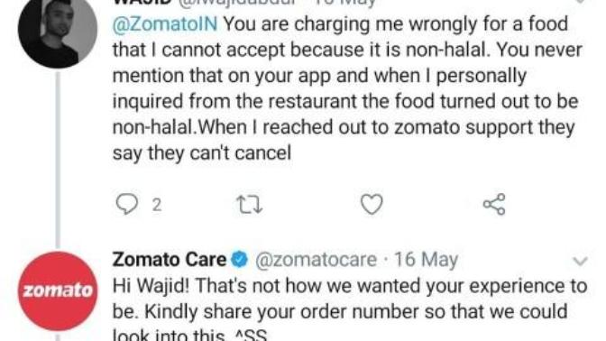 What do you think about the boycott Zomato case?