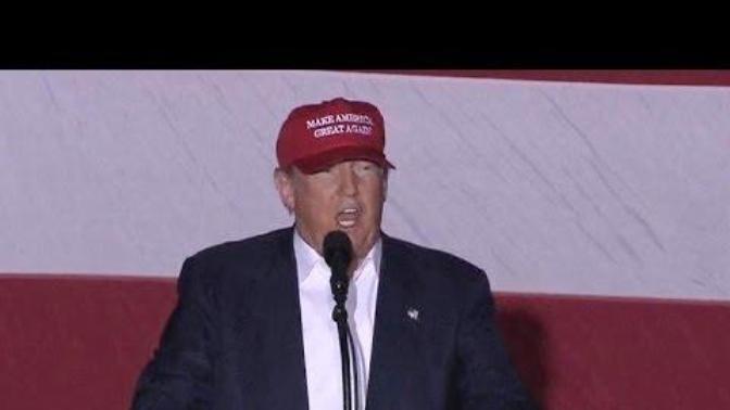 Wonder how all those legal bills coming along for him since he promised this (AND HE DID PROMISE THIS AT HIS RALLY)?