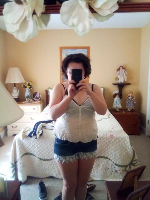 Is this a good outfit to wear to see my boyfriend? And what shoes should I wear with them?