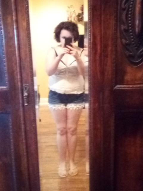 Is this a good outfit to wear to see my boyfriend ? And what shoes should i wear with them ??